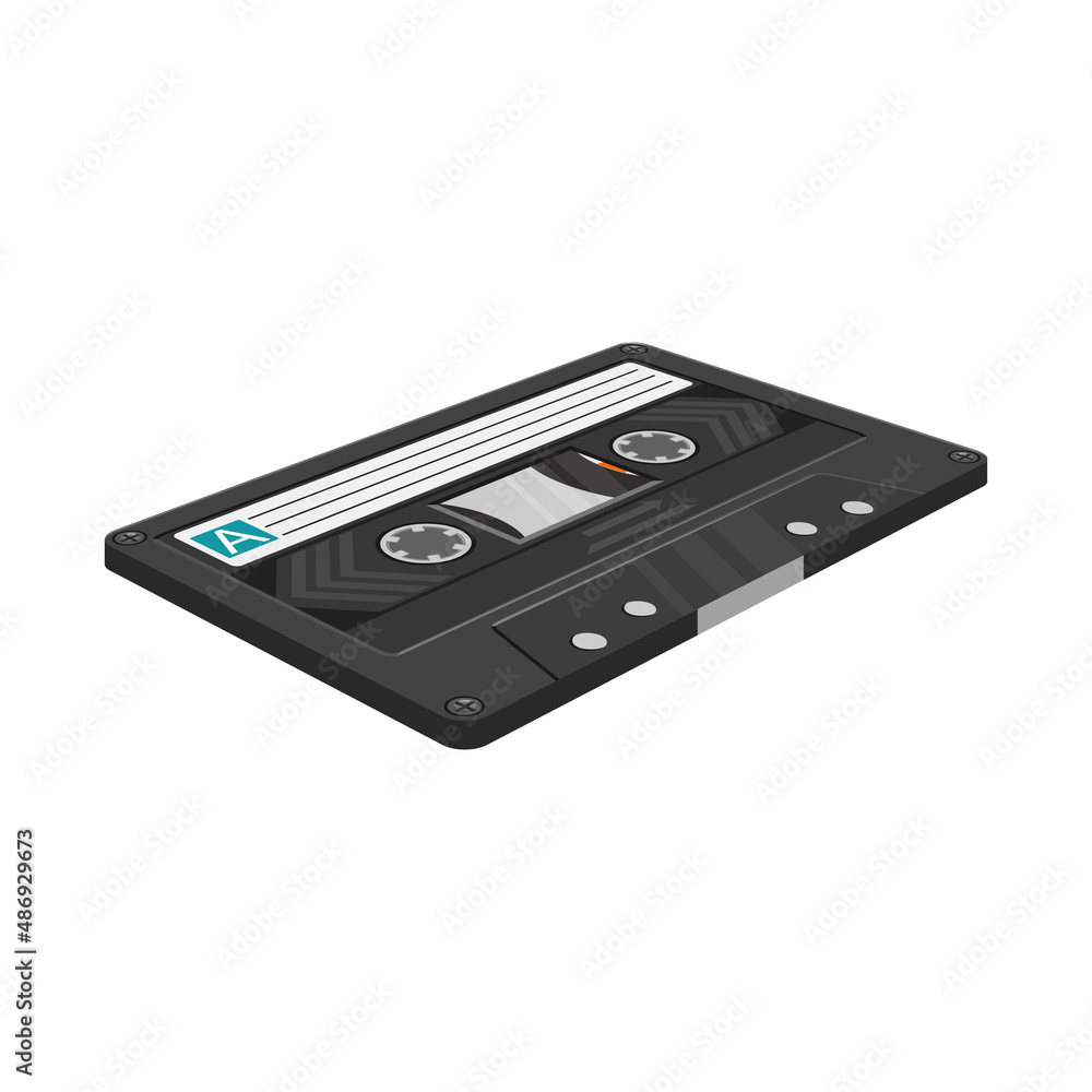 Isolated object of cassette and audio sign. Graphic of cassette and tape vector icon for stock. Isolated object of cassette and audio sign. Graphic of cassette and tape vector icon for stock.