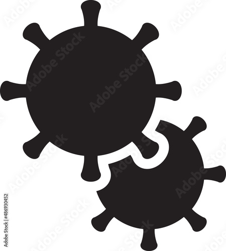 virus icon design template