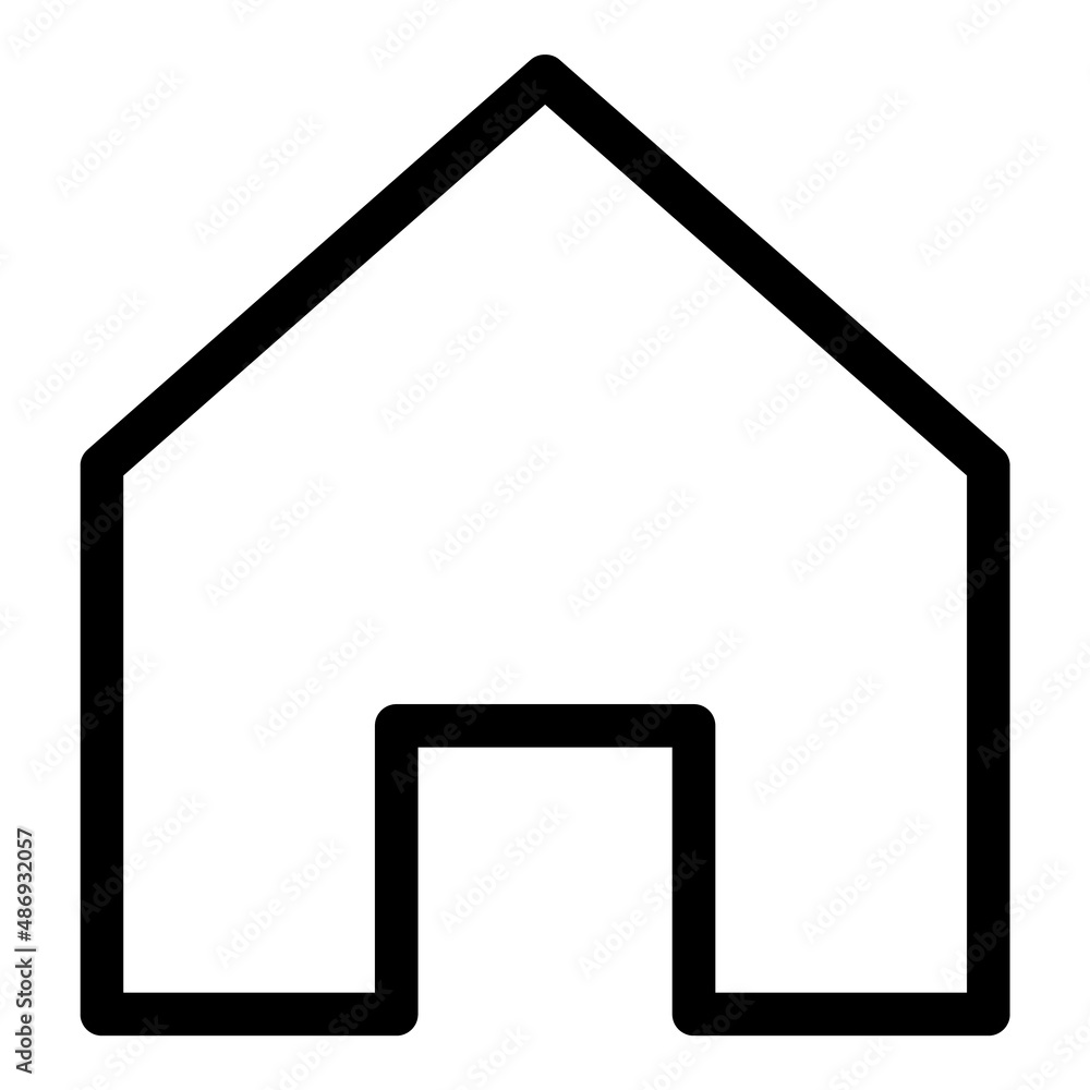 Home Flat Icon Isolated On White Background Home Flat Icon Isolated On White Background