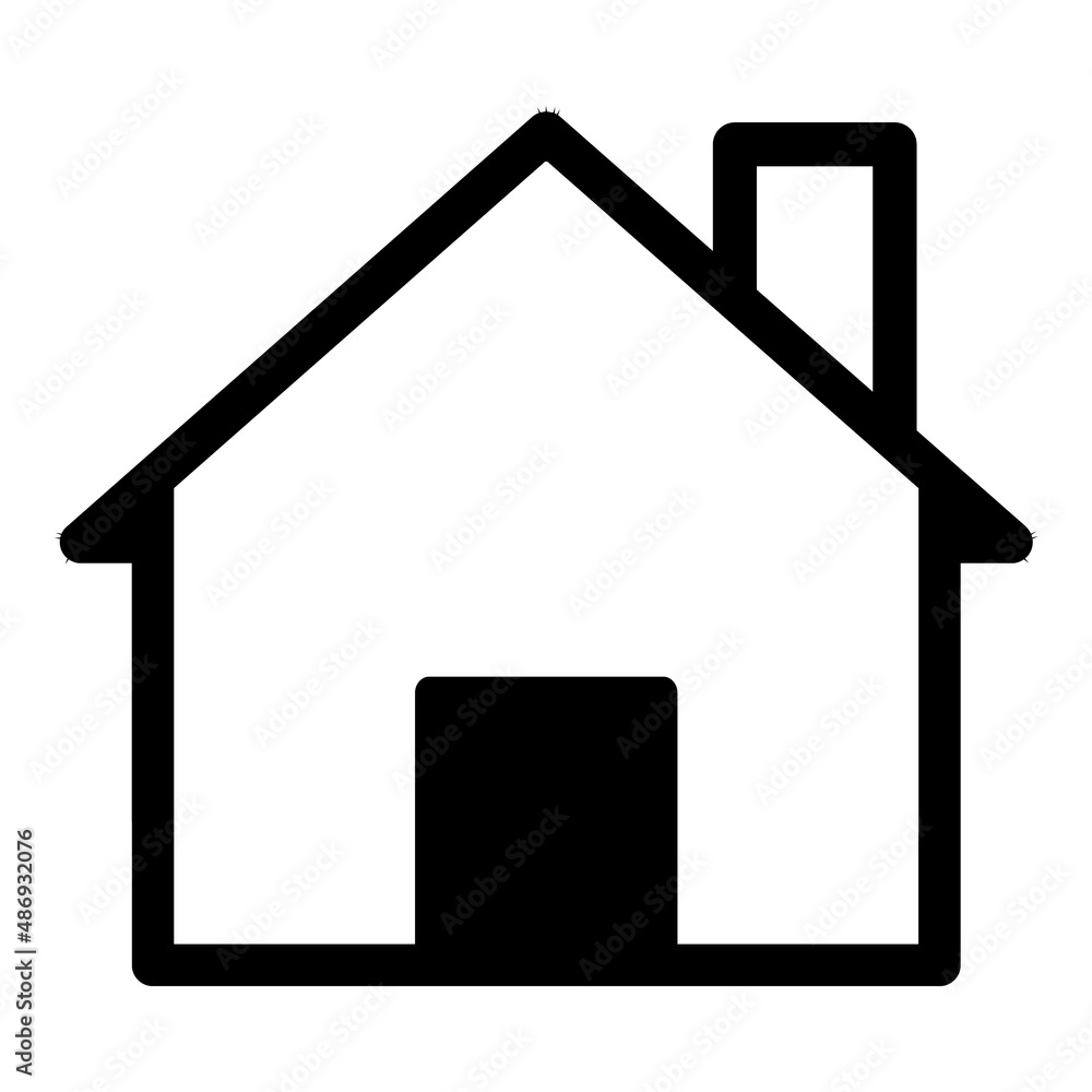 Home Flat Icon Isolated On White Background Home Flat Icon Isolated On White Background