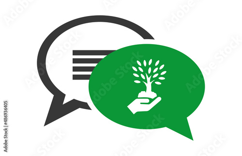 Logo protection de l'environnement.