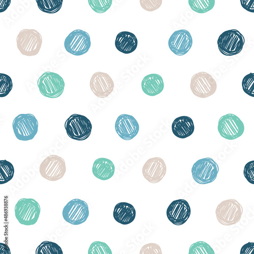 A simple seamless background with an abstract pattern in blue tones.