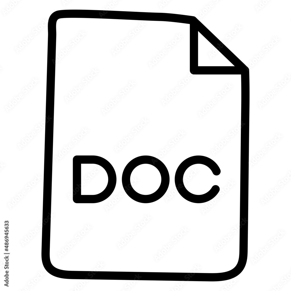 An outline design icon of file
An outline design icon of file