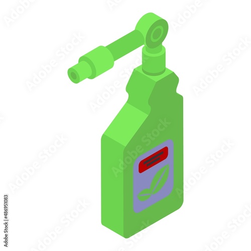 Plant pest sprayer icon isometric vector. Chemical control. Home insect