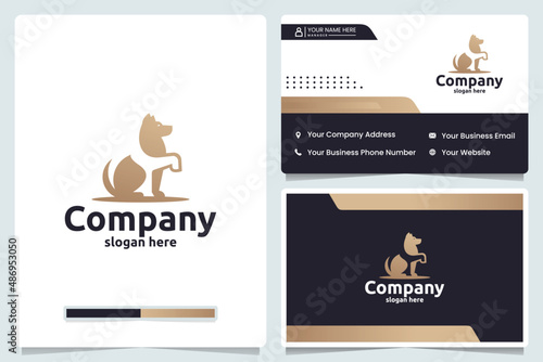 dog training ,guard , logo design template