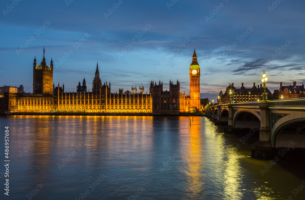 Fototapeta premium Big Ben in London at night