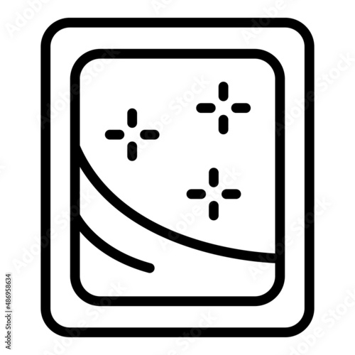 Dishwasher icon outline vector. Cleaning house. Home service