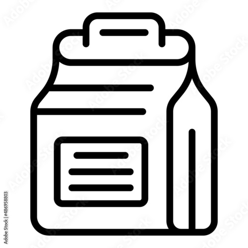 Wash machine detergent icon outline vector. Home cleaning. Work estate