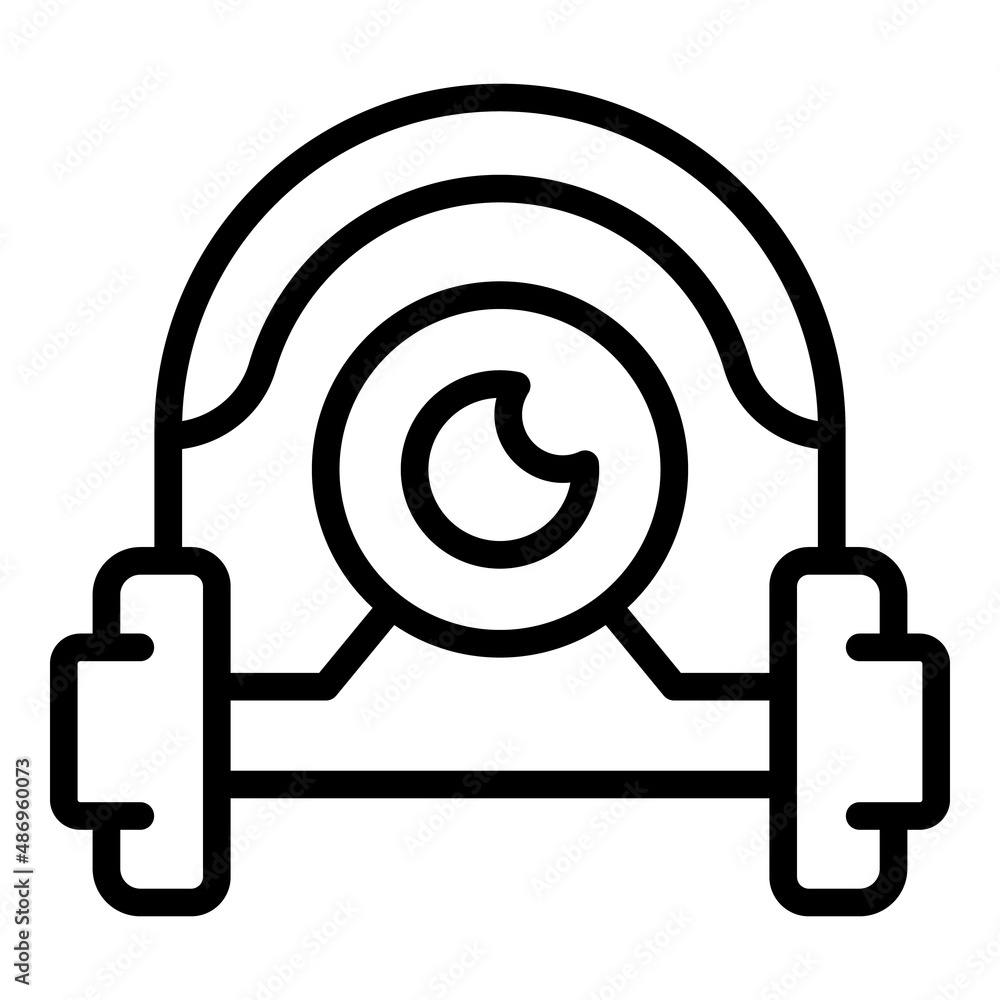 Super hd camera icon outline vector. Online communication. Video conference Super hd camera icon outline vector. Online communication. Video conference