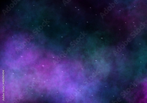 Starry sky background with clouds. Use in projects of imagination  creativity and design.