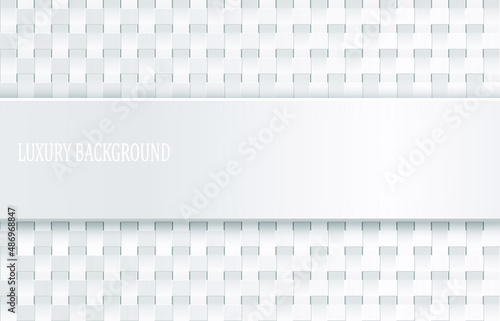 White luxury background. Vector illustration.