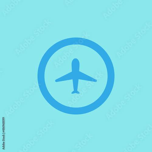 airplane icon illustration