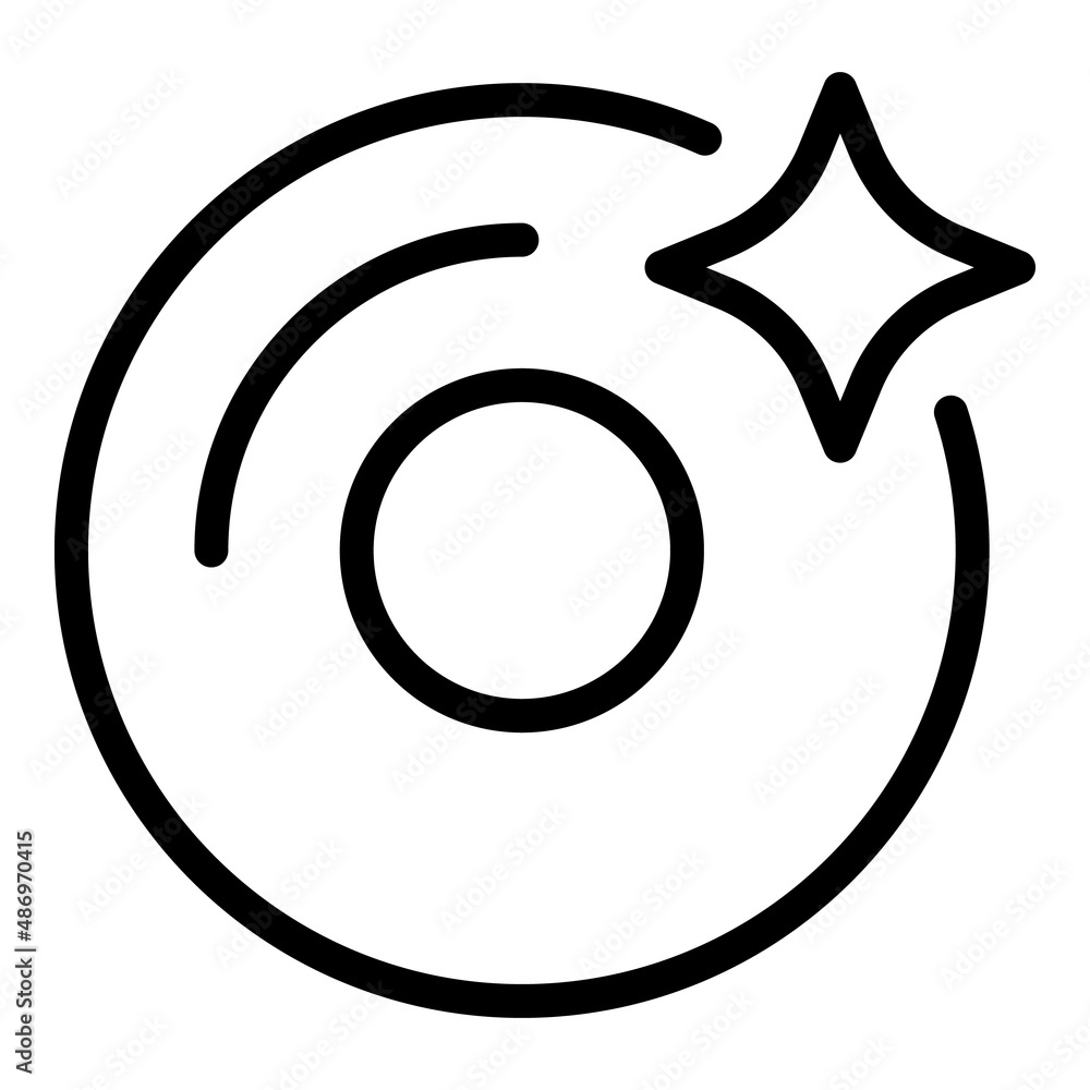 Clean dish icon outline vector. Liquid detergent. Wash product Clean dish icon outline vector. Liquid detergent. Wash product