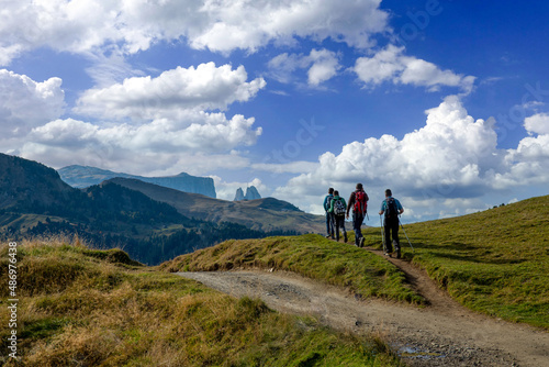 Wandergruppe Dolomiten, Seiseralm © GERHARD