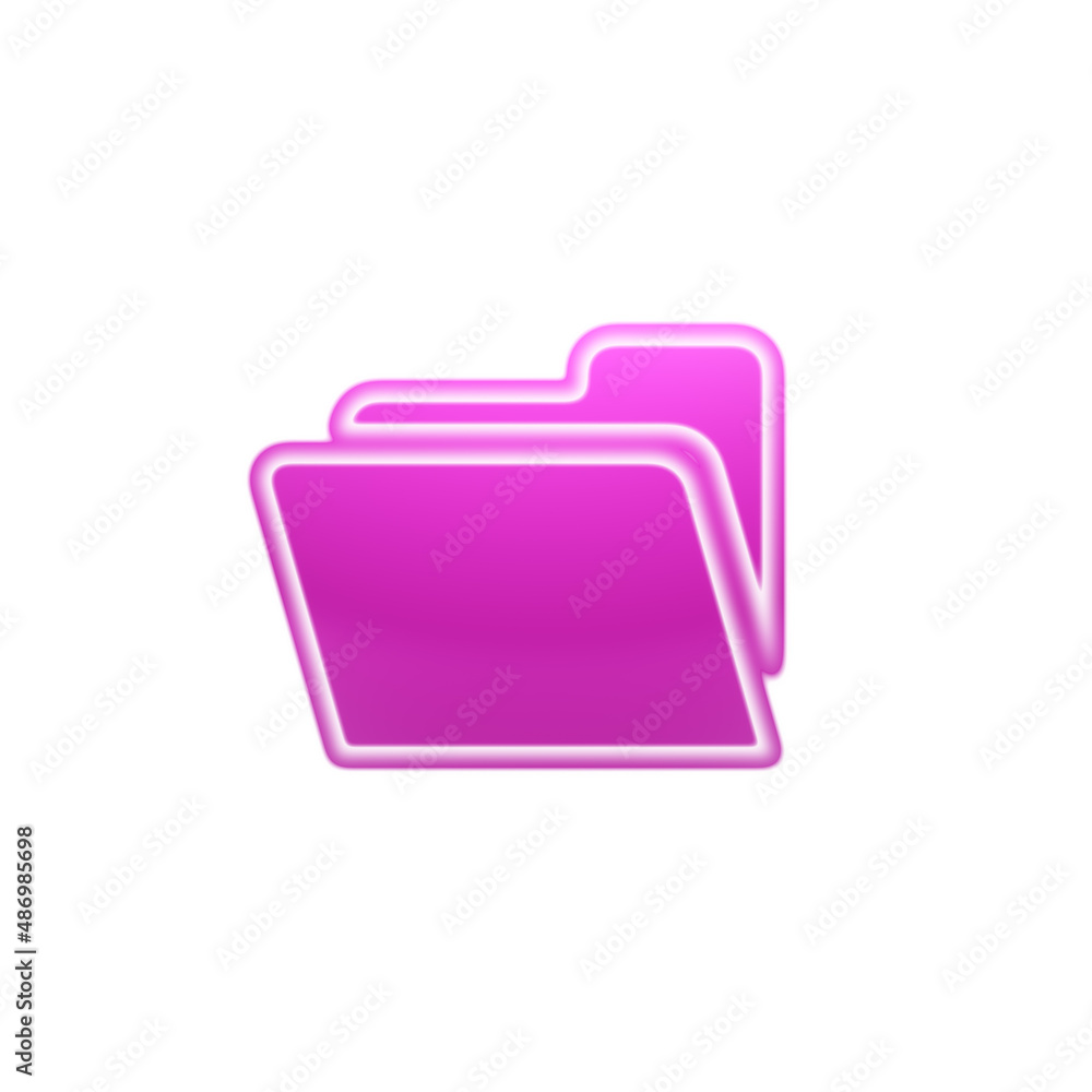 Red file icon isolated in white background. Illustration. Red file icon isolated in white background. Illustration.