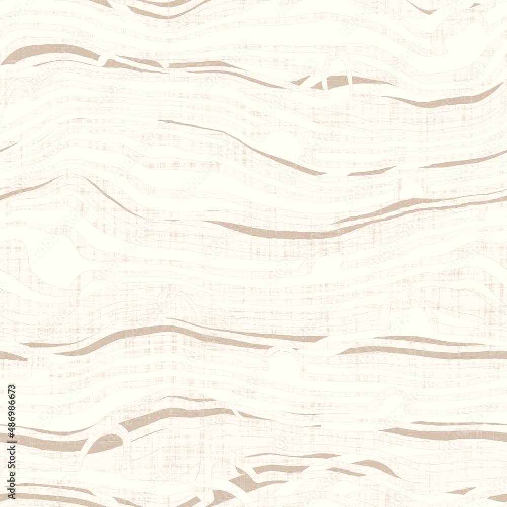 Minimal ecru jute wavy stripe texture pattern. Two tone washed out beach decor background. Modern rustic brown sand color design. Seamless striped distress pattern for shabby chic coastal living. Minimal ecru jute wavy stripe texture pattern. Two tone washed out beach decor background. Modern rustic brown sand color design. Seamless striped distress pattern for shabby chic coastal living.