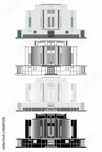 Theater building in Goiania, Brazil