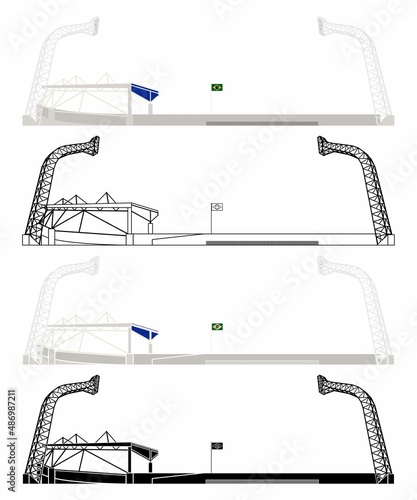Olympic Stadium in Goiania, Brazil