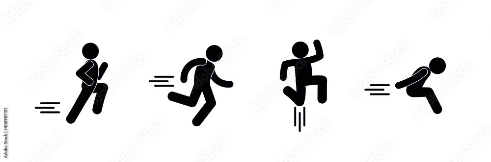 Stickman Running Images – Browse 62,074 Stock Photos, Vectors, and Video