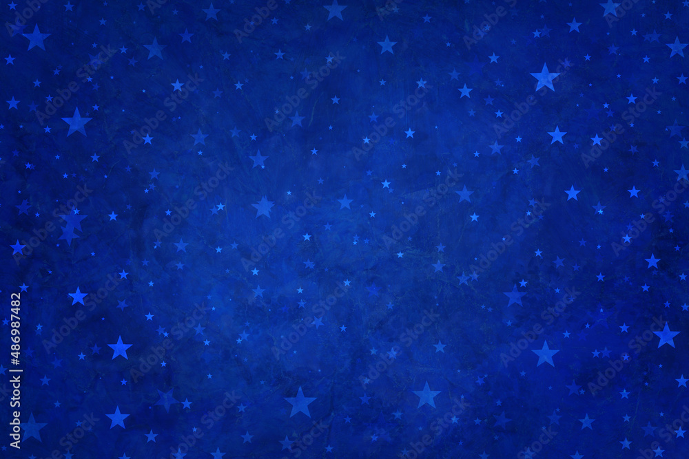 Stars on blue background, 4th of July design, veterans day or memorial day backdrop Stars on blue background, 4th of July design, veterans day or memorial day backdrop