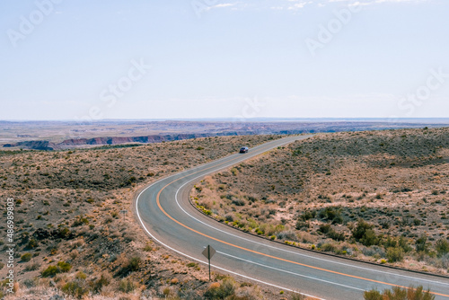 the road to the mountains