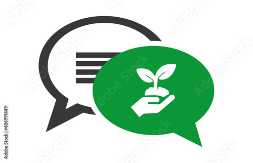 Logo protection de l'environnement.