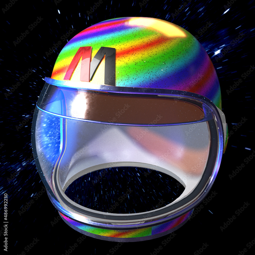 Fototapeta premium Astro helmets collection