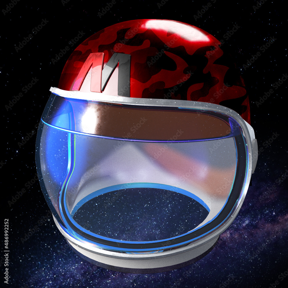 Fototapeta premium Astro helmets collection