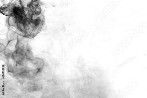 Black and white of vapor