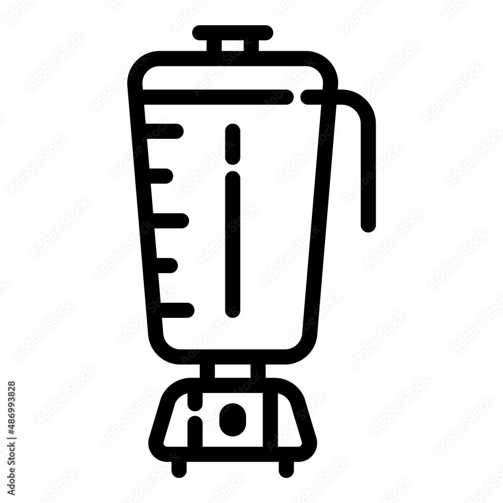 Blender Mixer Flat Icon Isolated On White Background Blender Mixer Flat Icon Isolated On White Background