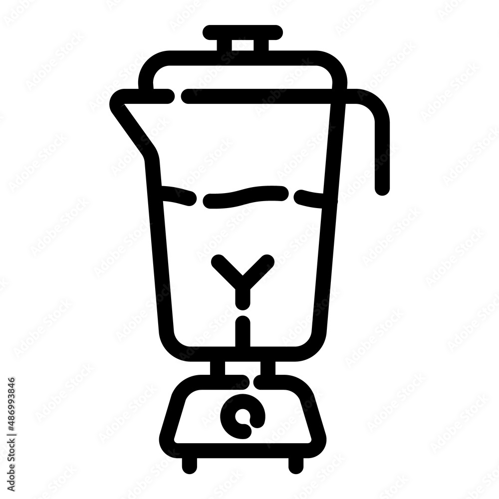 Blender Mixer Flat Icon Isolated On White Background Blender Mixer Flat Icon Isolated On White Background
