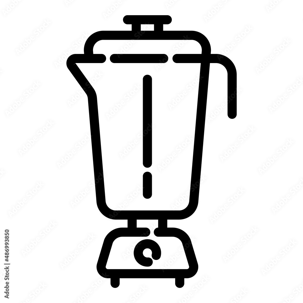 Blender Mixer Flat Icon Isolated On White Background Blender Mixer Flat Icon Isolated On White Background