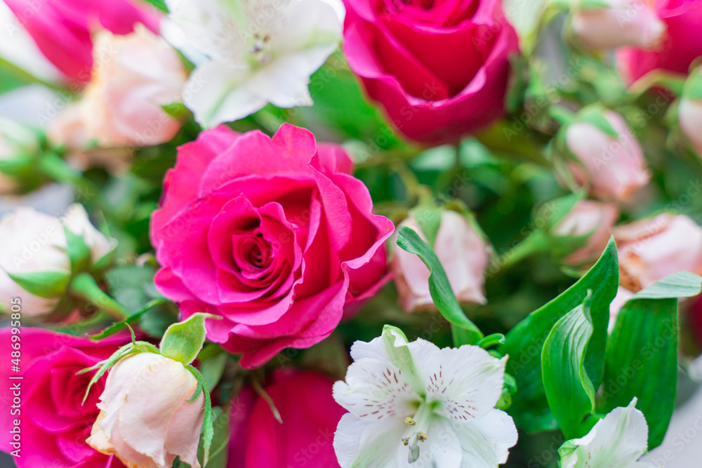 Fototapeta premium bouquet of roses
