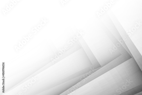 Abstract white and gray color, modern design background with geometric shape. Vector illustration.