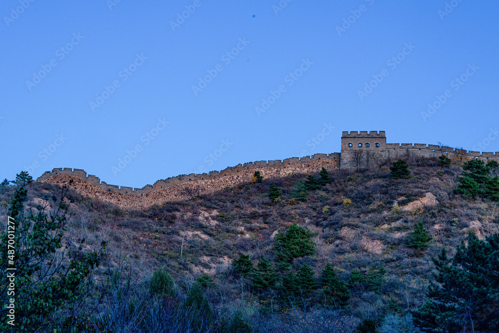 The ancient and majestic Great Wall of Beijing