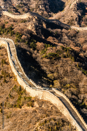 The ancient and majestic Great Wall of Beijing