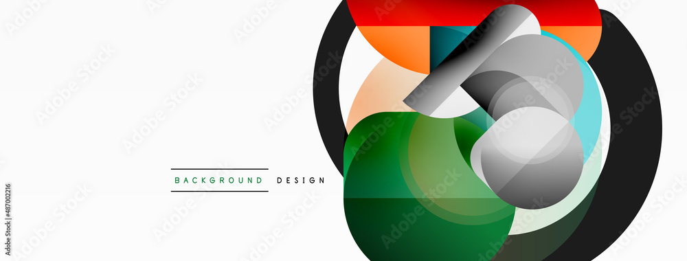 Geometrical minimal wallpaper. Geometric shapes. Vector illustration for wallpaper banner background or landing page Geometrical minimal wallpaper. Geometric shapes. Vector illustration for wallpaper banner background or landing page