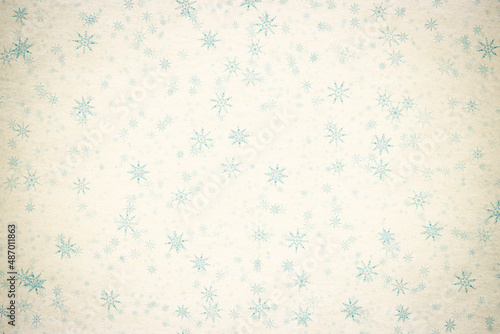 snowflakes on paper texture