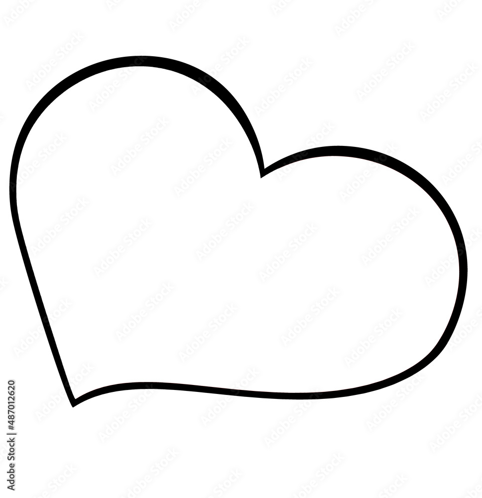 Pink Heart Shapes on a White Background Pink Heart Shapes on a White Background