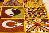 Different seasonings for sale at the turkish bazaar