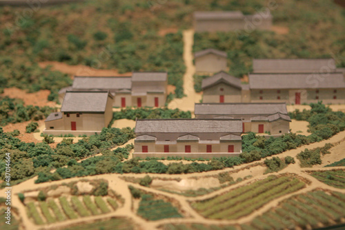 the scale model of the hong kong old village 29 May 2005