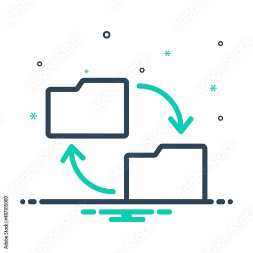 Mix icon for integrating