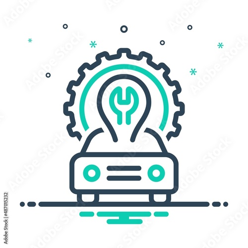 Mix icon for restructuring