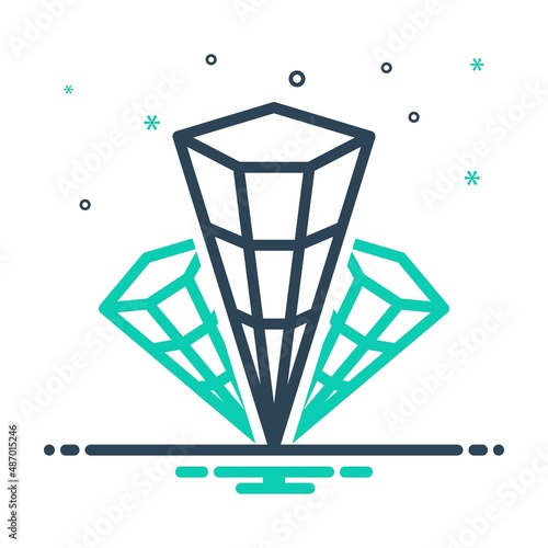 Mix icon for crystal