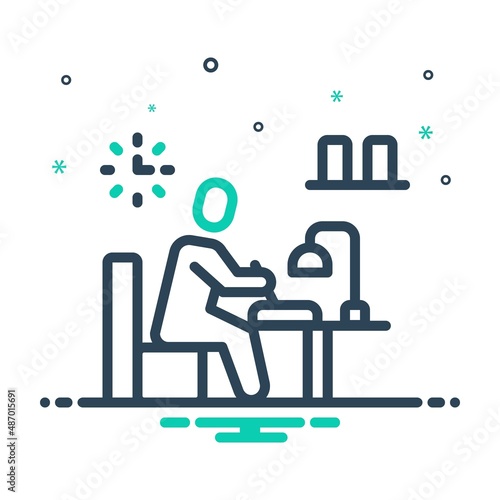 Mix icon for writer
