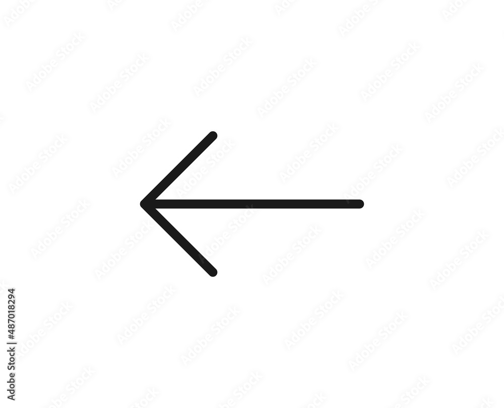 Black line icon on white background