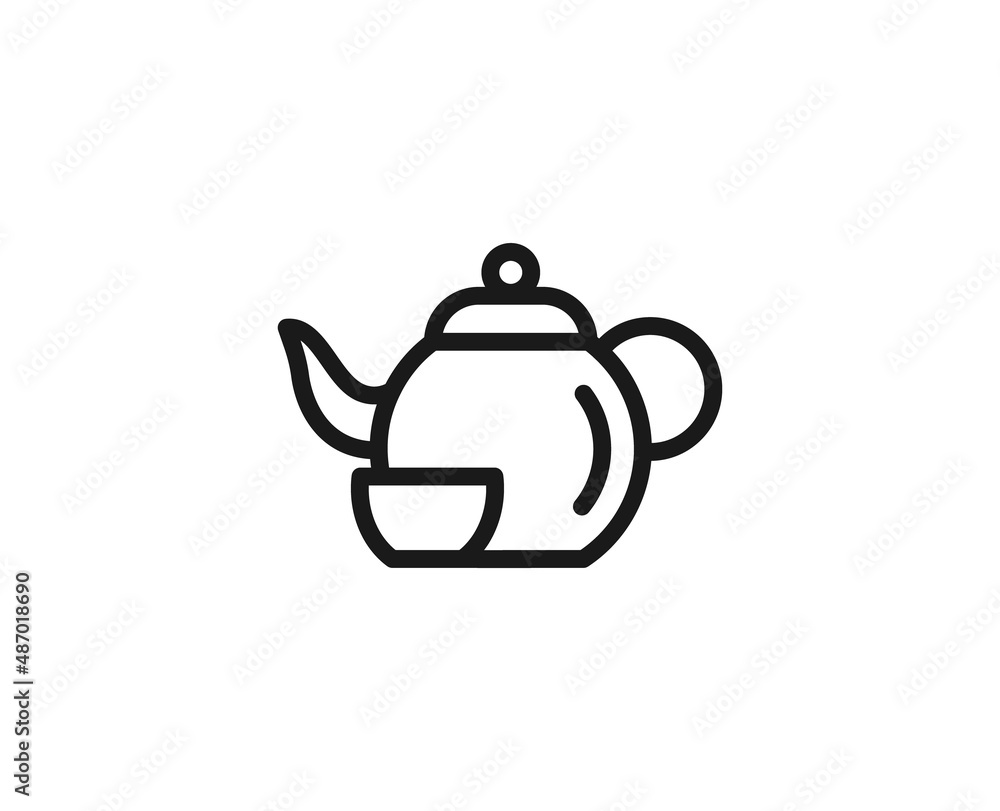Beauty line icon on white background Beauty line icon on white background