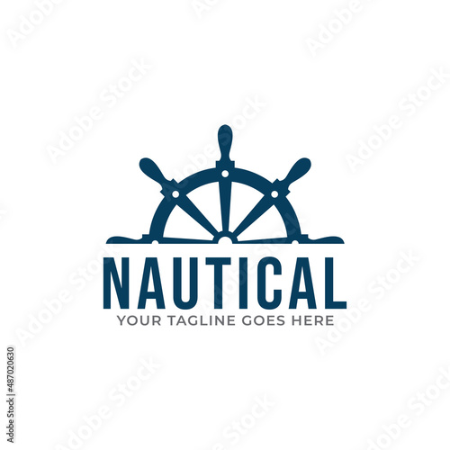 Nautical Logo vector  Design Template.