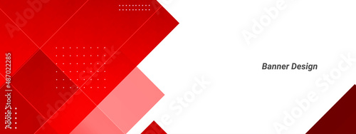Abstract geometric red pattern modern decorative design background