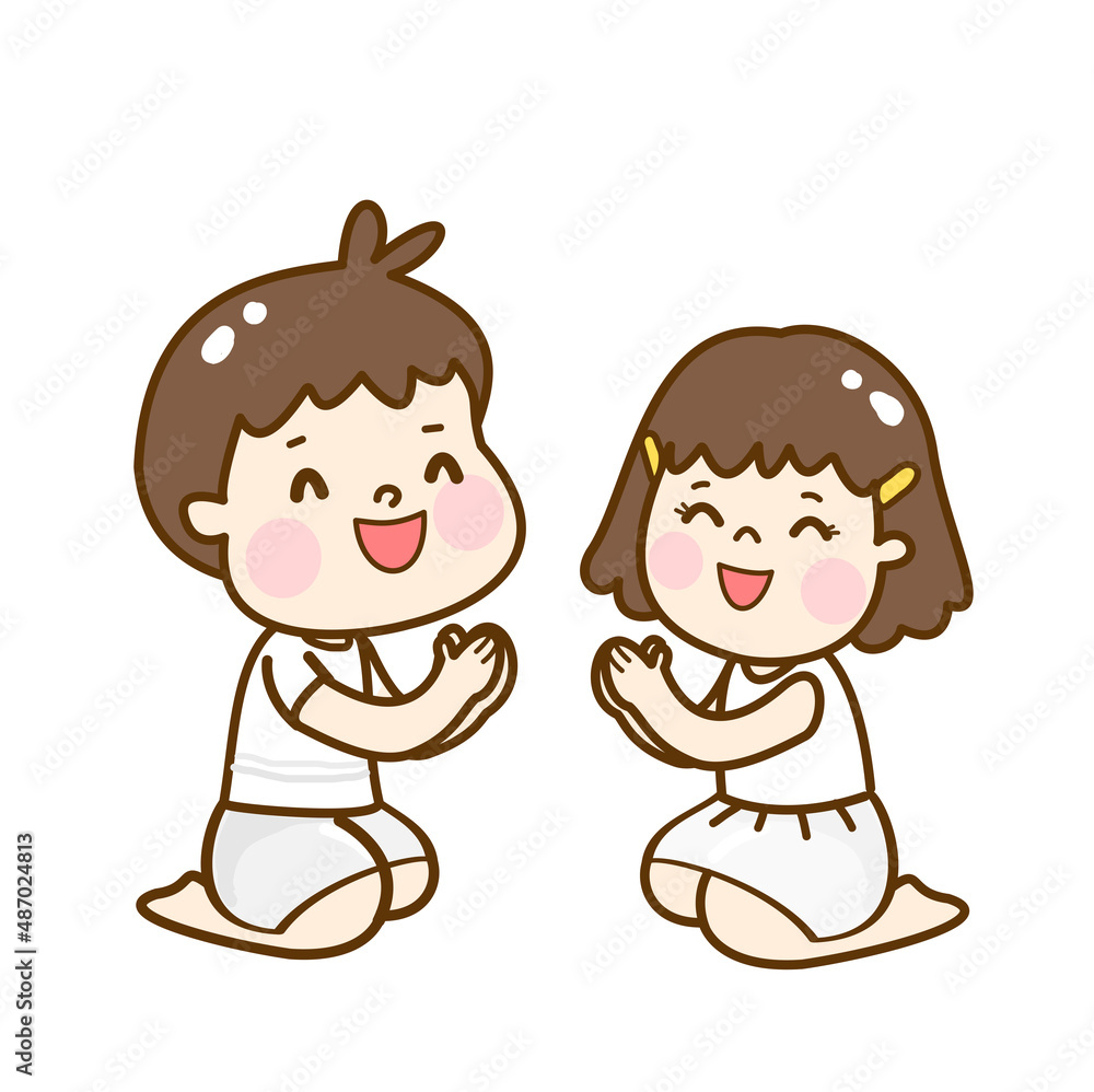 Fototapeta premium Cartoon cute character.